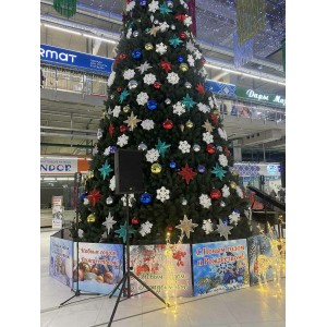 Ель искусственная каркасная "Стандарт" (уличная) Ель искусственная каркасная "Стандарт" (уличная)